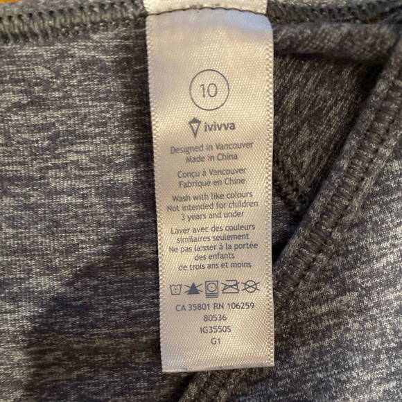 Ivivva by Lululemon Cropped Gray Sweater - Picture 3 of 3